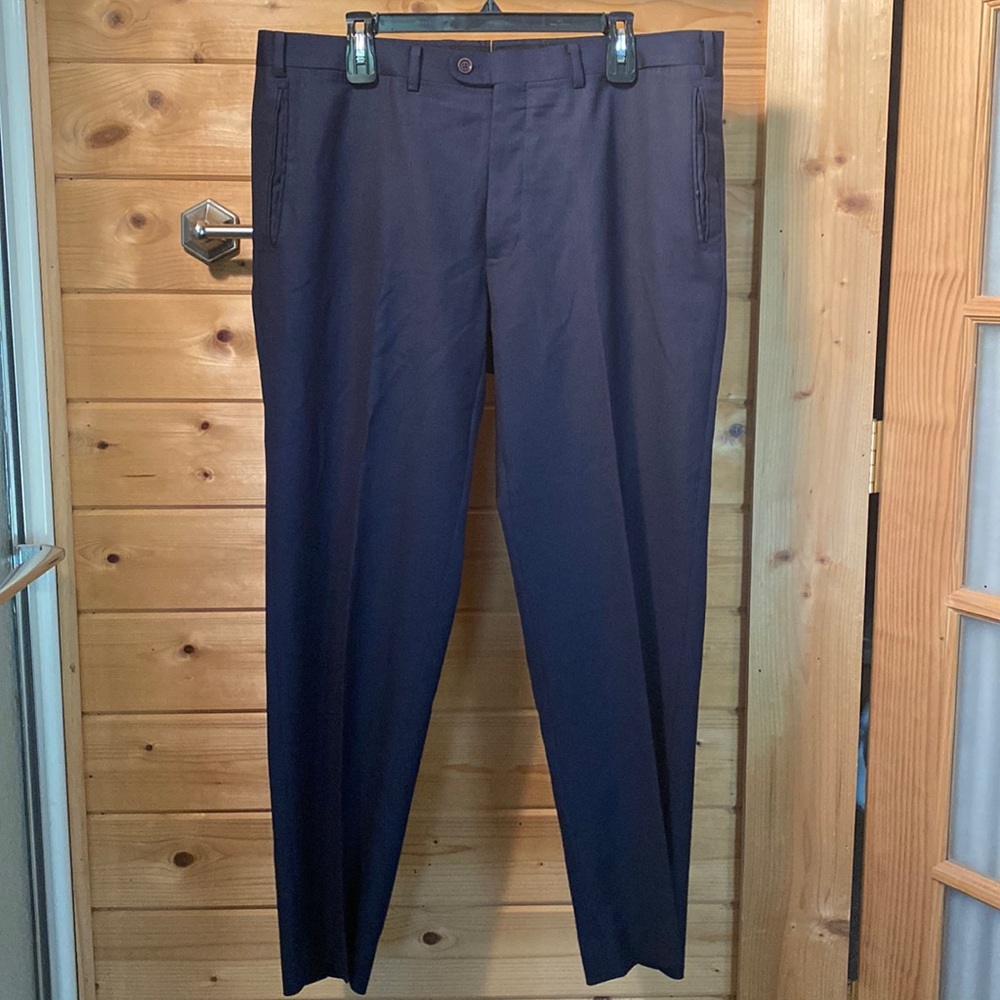 Custom Navy dress pants (Z161)